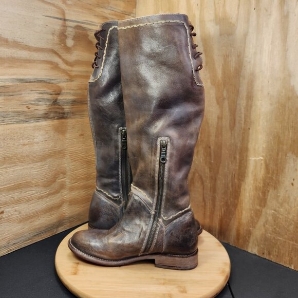 Bed Stu Manchester Tall Soft Leather Boots - Picture 10 of 13